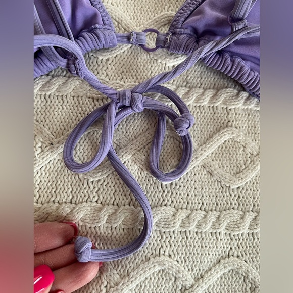 Pacsun “L.A.Hearts” Lavender Bikini Top, Padded Women’s size Medium - Picture 10 of 10